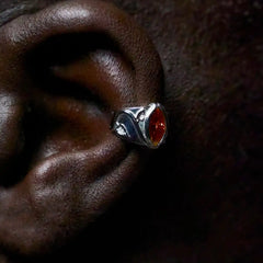 BIRTHSTONE EAR CUFF