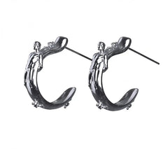 CONDEMNED OPEN HOOP EARRING