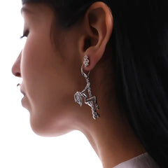 DOLLAR STUD EARRING
