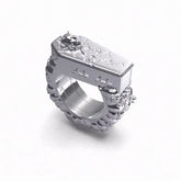 FALLEN ANGEL COFFIN RING