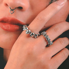10 STAGES OF ADDICTION RING