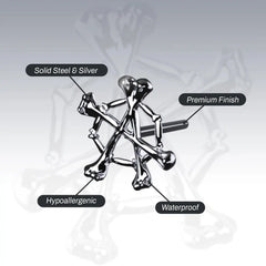 ANARCHY BONE EARRING