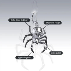 SPIDER SKULL EARRING
