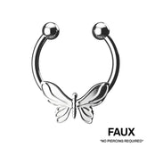 FAUX BUTTERFLY SEPTUM