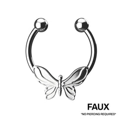 FAUX BUTTERFLY SEPTUM