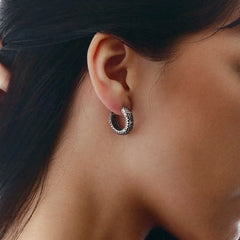 CATACOMB HOOP EARRING