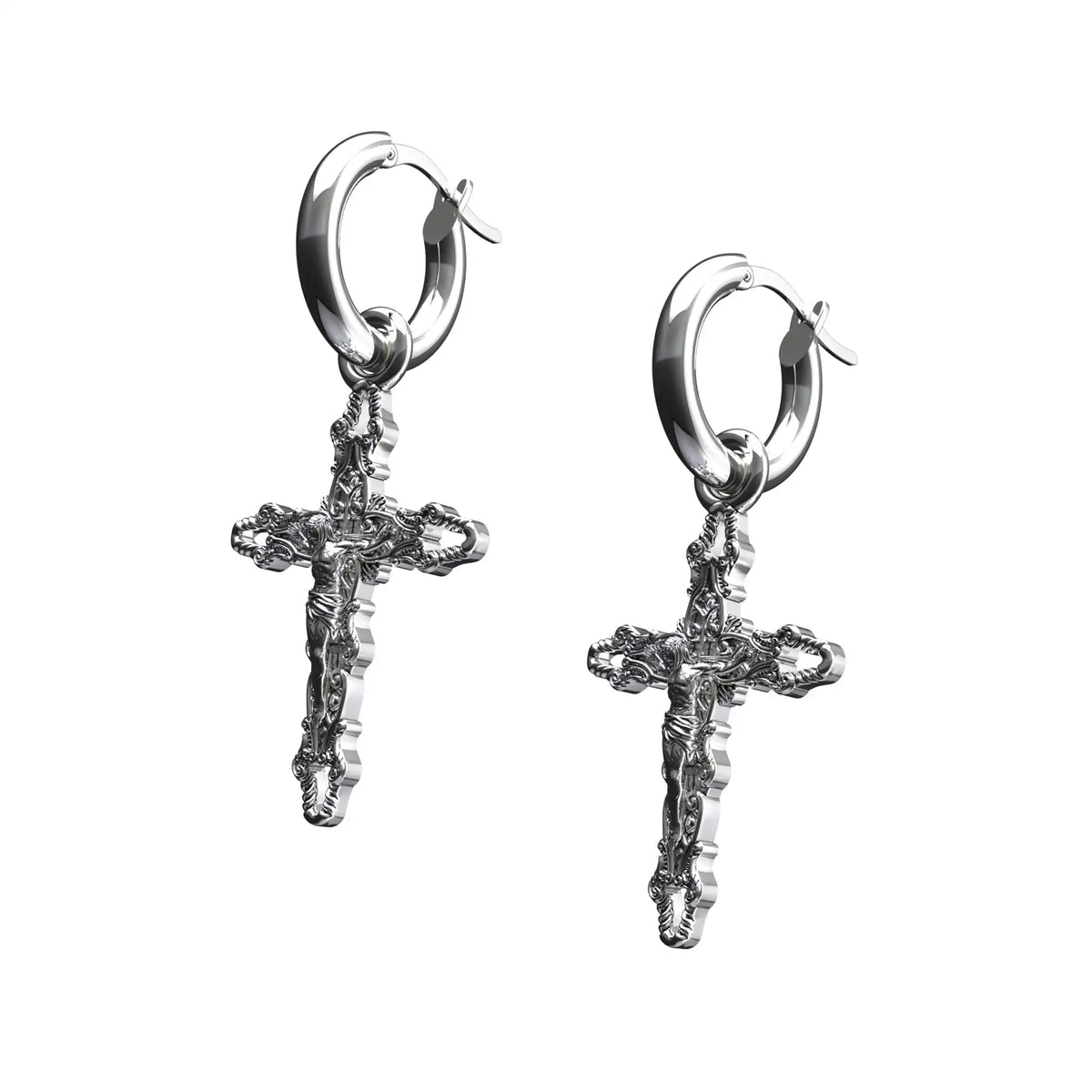 CRUCIFIX CROSS EARRING