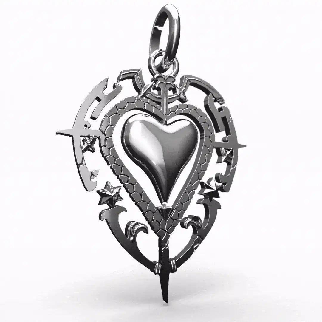 ANTIQUE HEART PENDANT