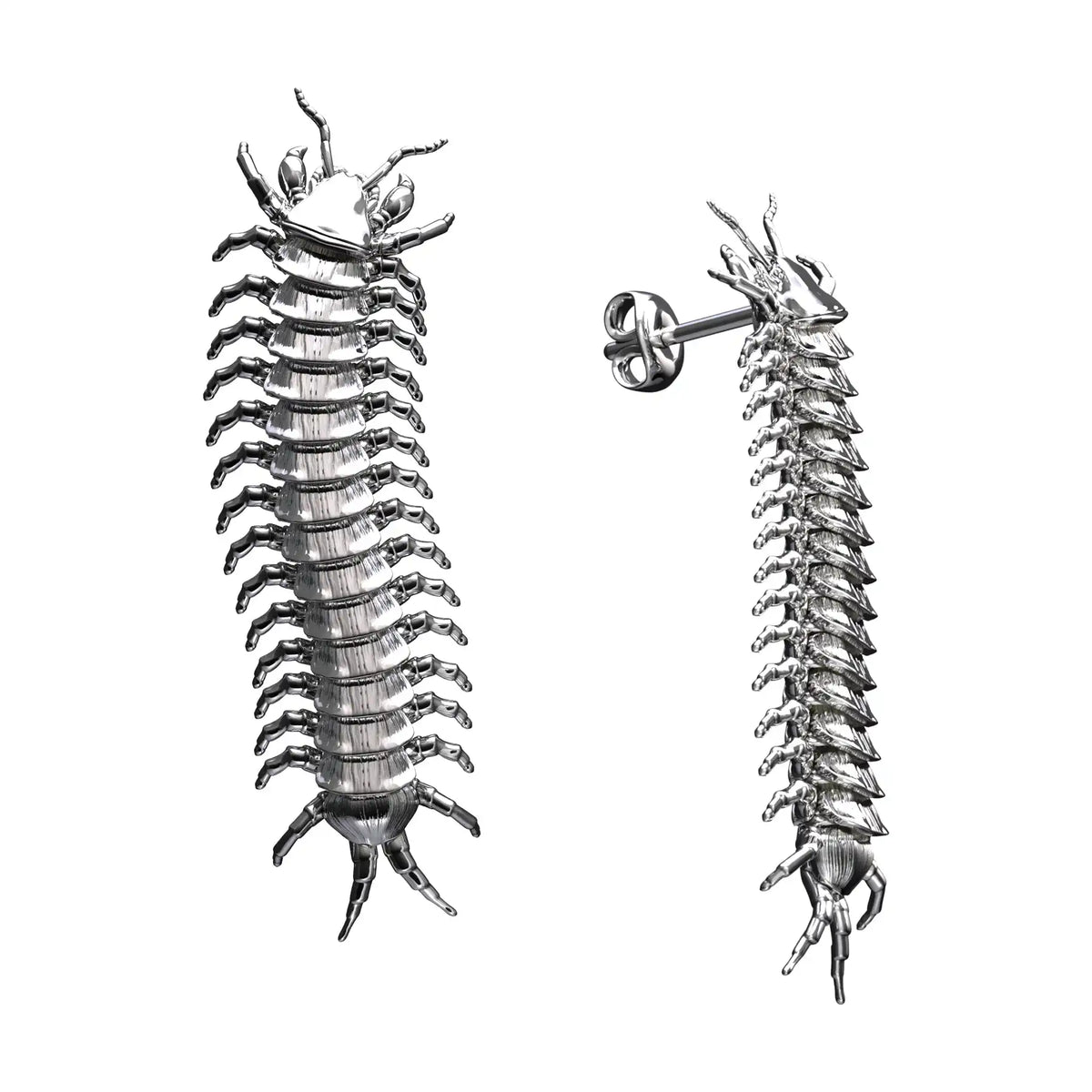 CENTIPEDE STUD EARRING