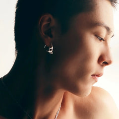 SKULL HOOP EARRINGS