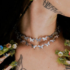 BUTTERFLY NECKLACE (ADJUSTABLE)