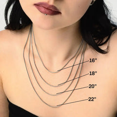 STAINLESS STEEL REAL SNAKE CHAIN