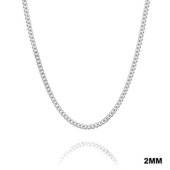 STERLING SILVER CURB CHAIN
