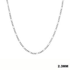 STAINLESS STEEL FIGARO CHAIN