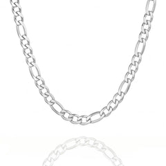 STAINLESS STEEL FIGARO CHAIN