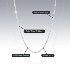 1.4MM STERLING SILVER BOX CHAINS