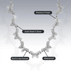 BUTTERFLY NECKLACE (ADJUSTABLE)