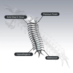 CENTIPEDE STUD EARRING