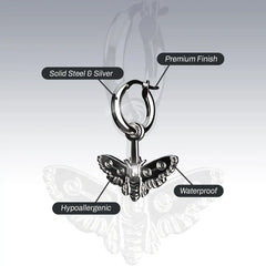 MOTH DANGLE EARRING