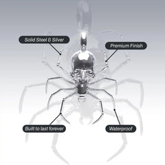 SPIDER SKULL PENDANT