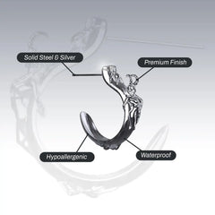 SUCCUBUS OPEN HOOP EARRING